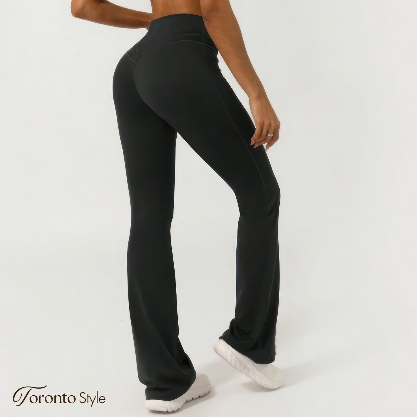 Crossover High-Waisted Flare Yoga Pants (BUY 2 FREE SHIPPING)