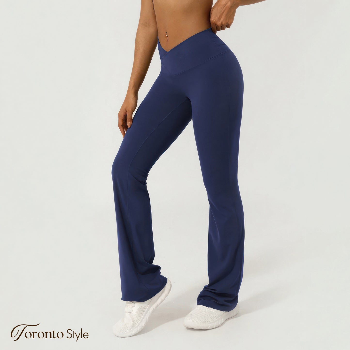 Crossover High-Waisted Flare Yoga Pants (BUY 2 FREE SHIPPING)