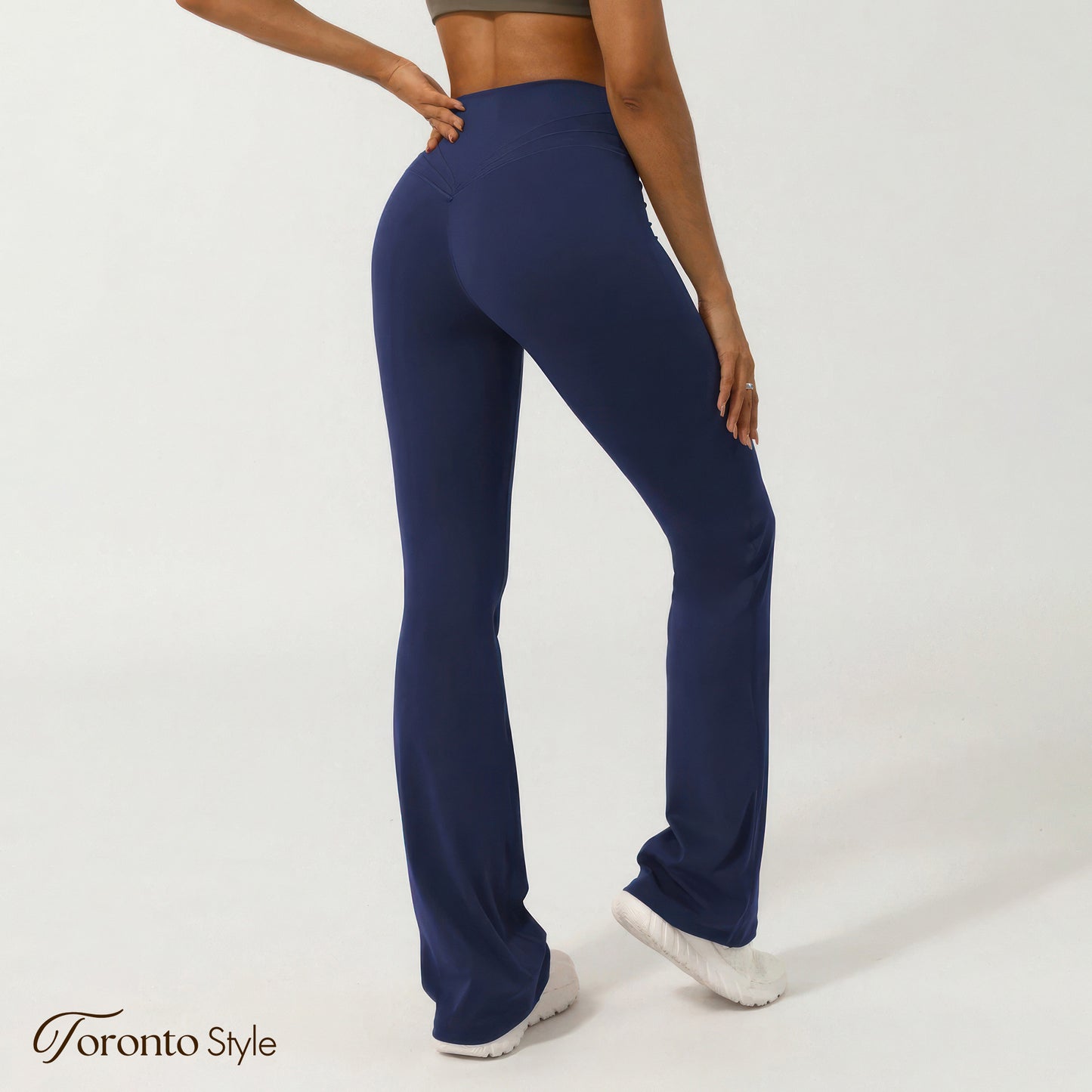 Crossover High-Waisted Flare Yoga Pants (BUY 2 FREE SHIPPING)