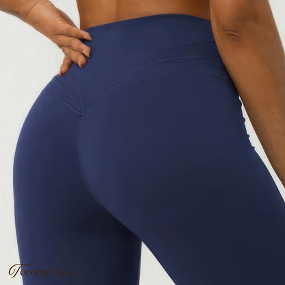 Crossover High-Waisted Flare Yoga Pants (BUY 2 FREE SHIPPING)