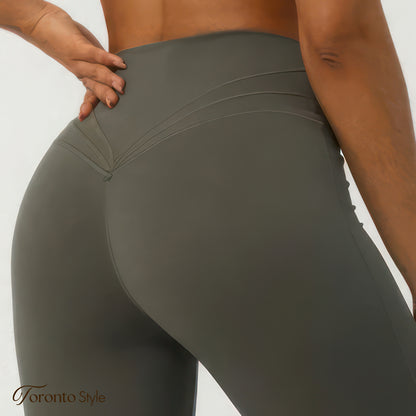 Crossover High-Waisted Flare Yoga Pants (BUY 2 FREE SHIPPING)